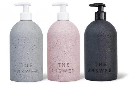Hand Wash Concrete product image 1 - Front view of a 500 ML hand wash made out of concrete