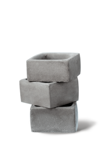 Square Dish - A small concrete dish to hold all of your knick knacks.